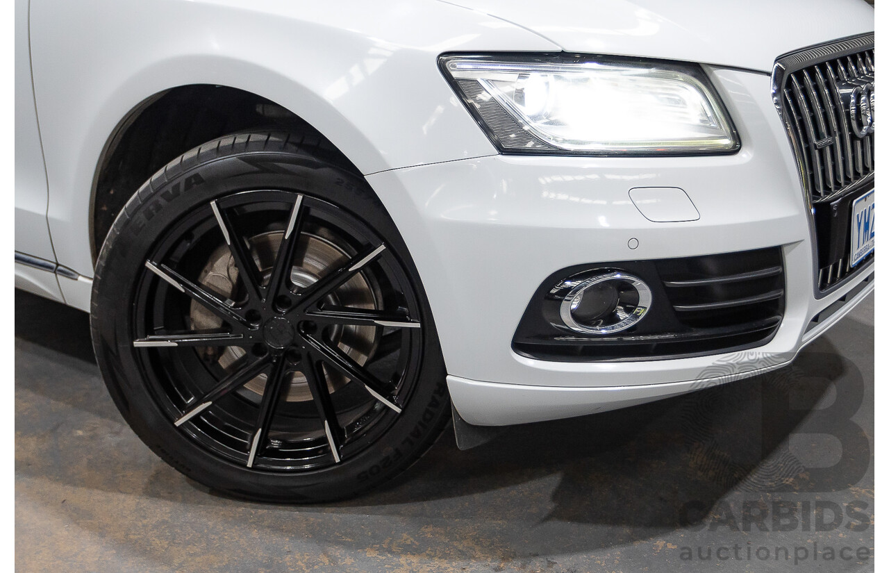 9/2013 Audi Q5 3.0 TDI Quattro 8R MY13 4d Wagon White 3.0L