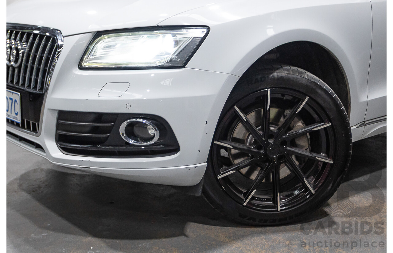 9/2013 Audi Q5 3.0 TDI Quattro 8R MY13 4d Wagon White 3.0L