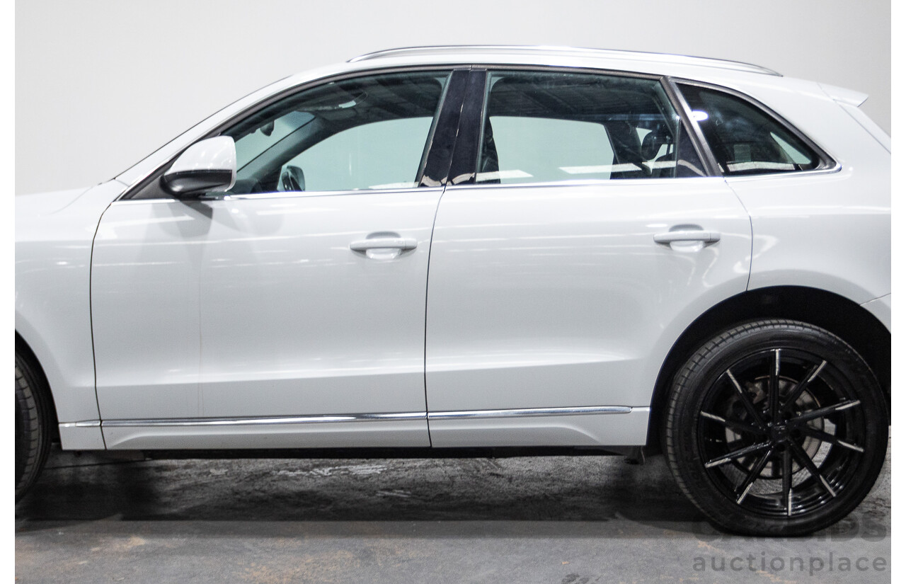 9/2013 Audi Q5 3.0 TDI Quattro 8R MY13 4d Wagon White 3.0L