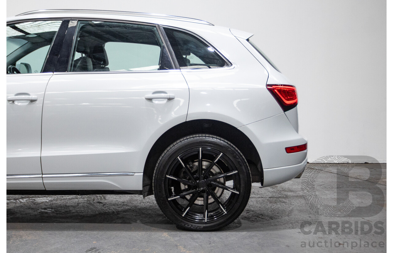 9/2013 Audi Q5 3.0 TDI Quattro 8R MY13 4d Wagon White 3.0L