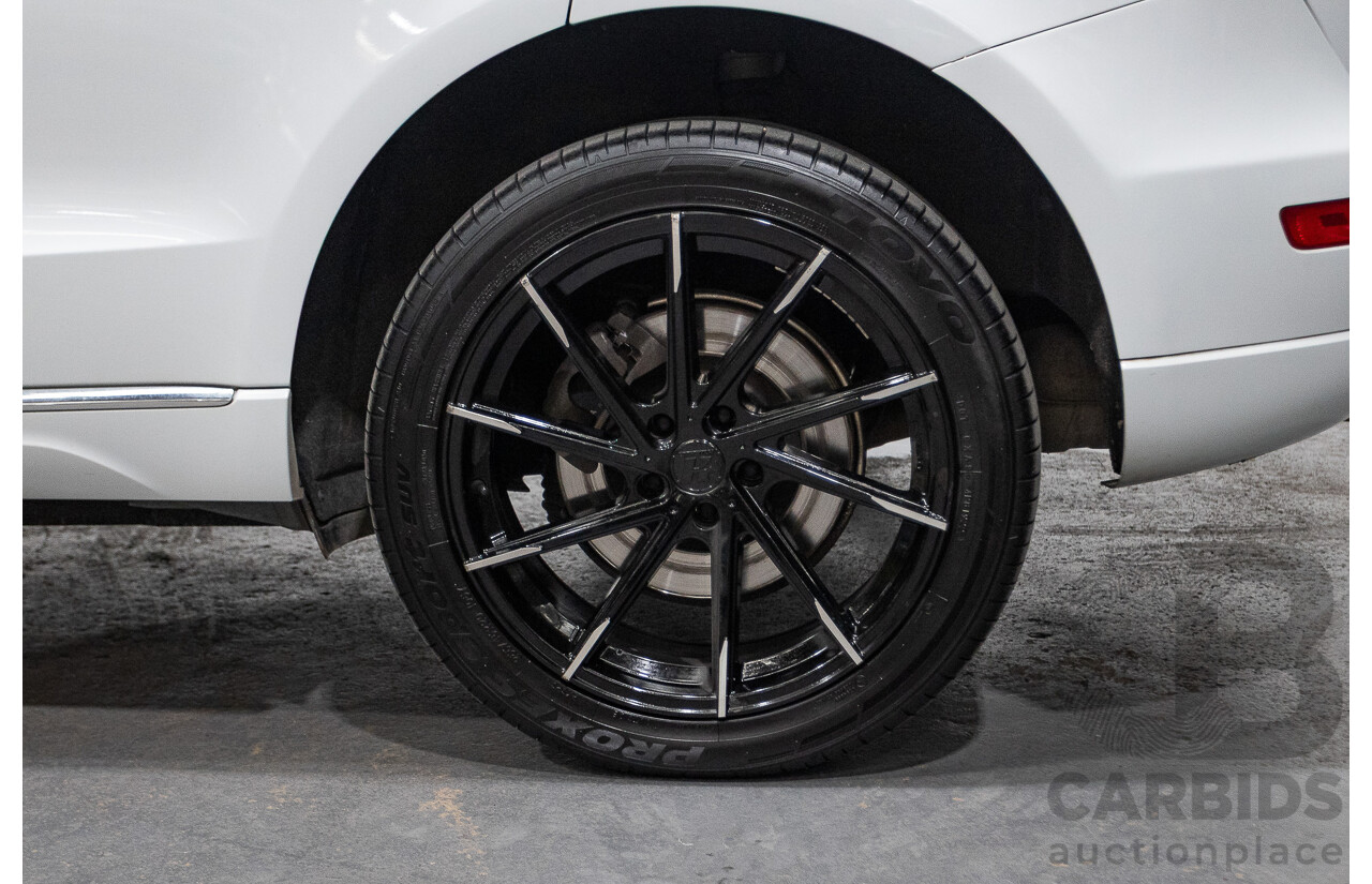 9/2013 Audi Q5 3.0 TDI Quattro 8R MY13 4d Wagon White 3.0L