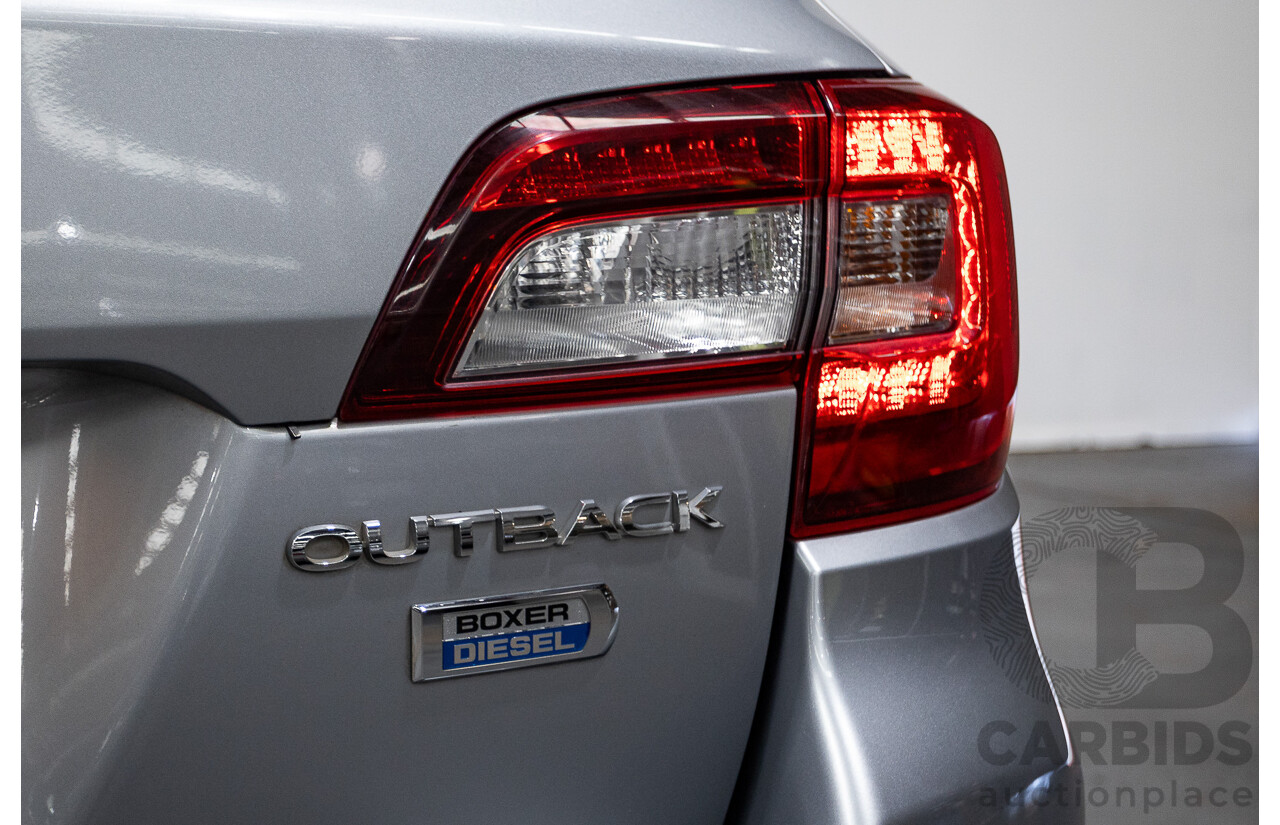 11/2016 Subaru Outback 2.0D Premium (AWD) MY16 4D Wagon Ice Silver Turbo Diesel 2.0L