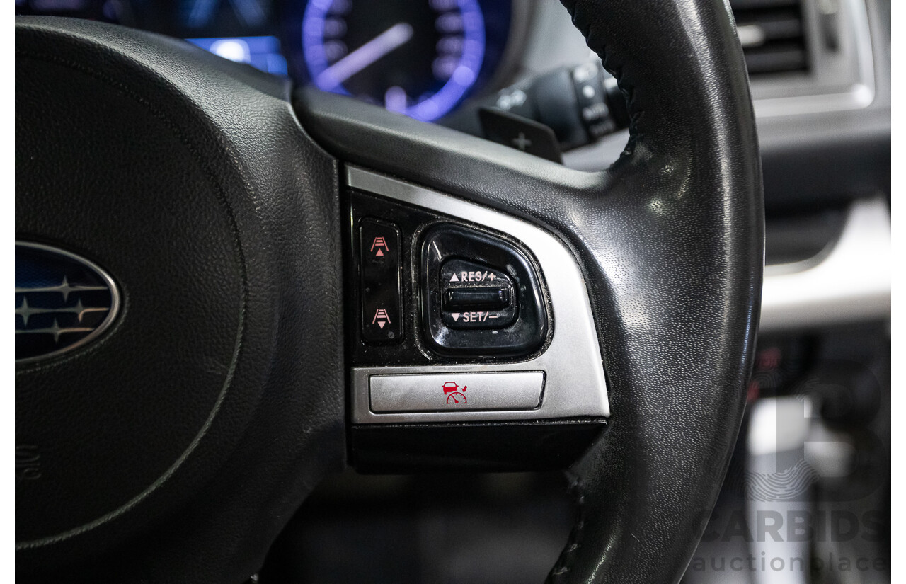 11/2016 Subaru Outback 2.0D Premium (AWD) MY16 4D Wagon Ice Silver Turbo Diesel 2.0L