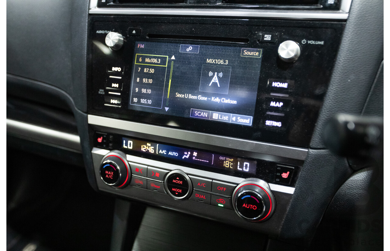 11/2016 Subaru Outback 2.0D Premium (AWD) MY16 4D Wagon Ice Silver Turbo Diesel 2.0L