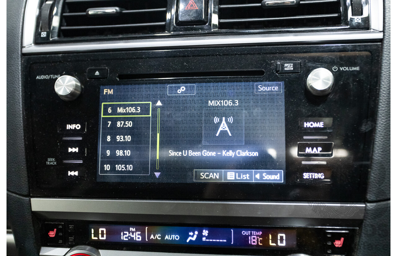 11/2016 Subaru Outback 2.0D Premium (AWD) MY16 4D Wagon Ice Silver Turbo Diesel 2.0L