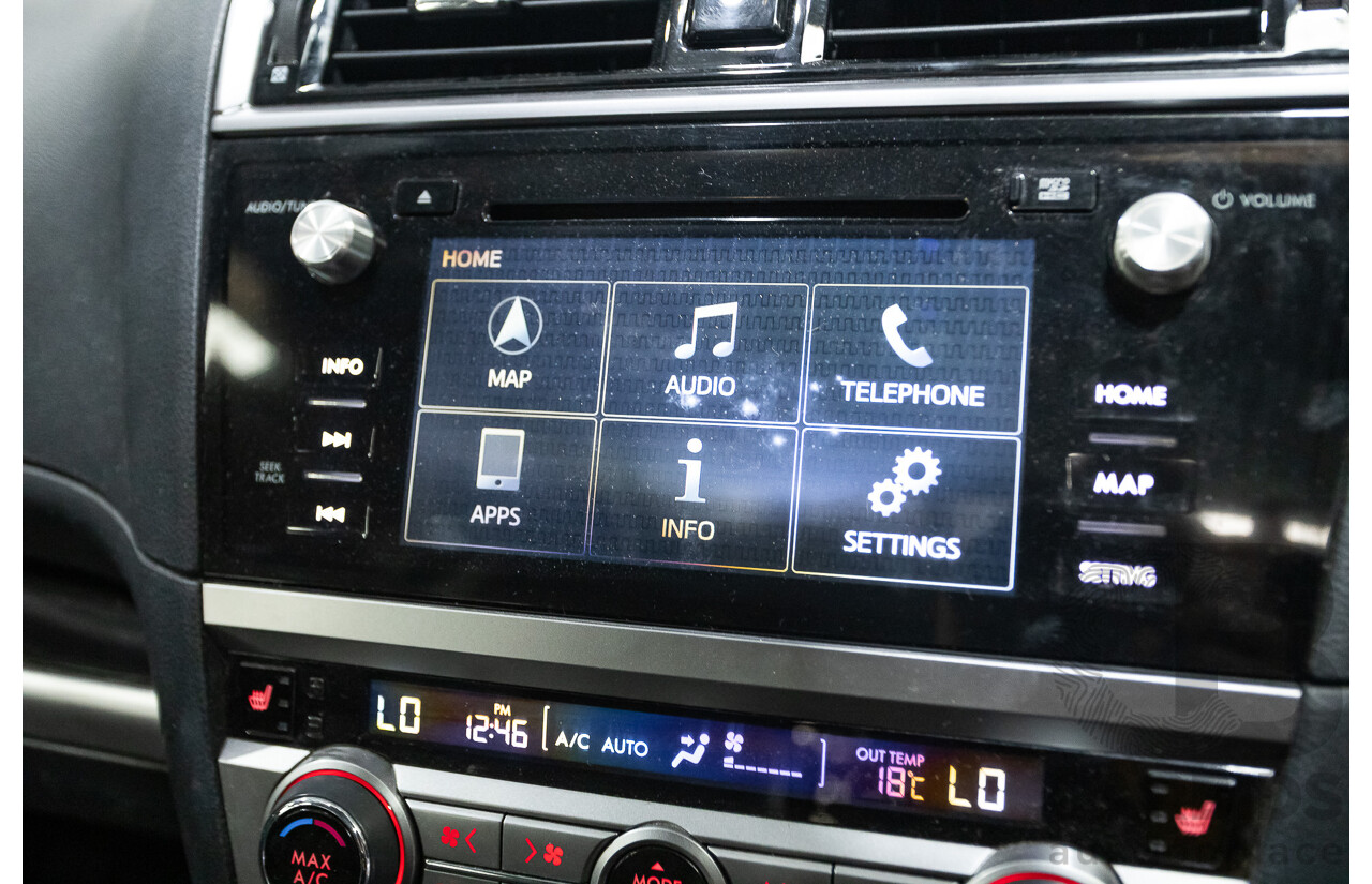 11/2016 Subaru Outback 2.0D Premium (AWD) MY16 4D Wagon Ice Silver Turbo Diesel 2.0L