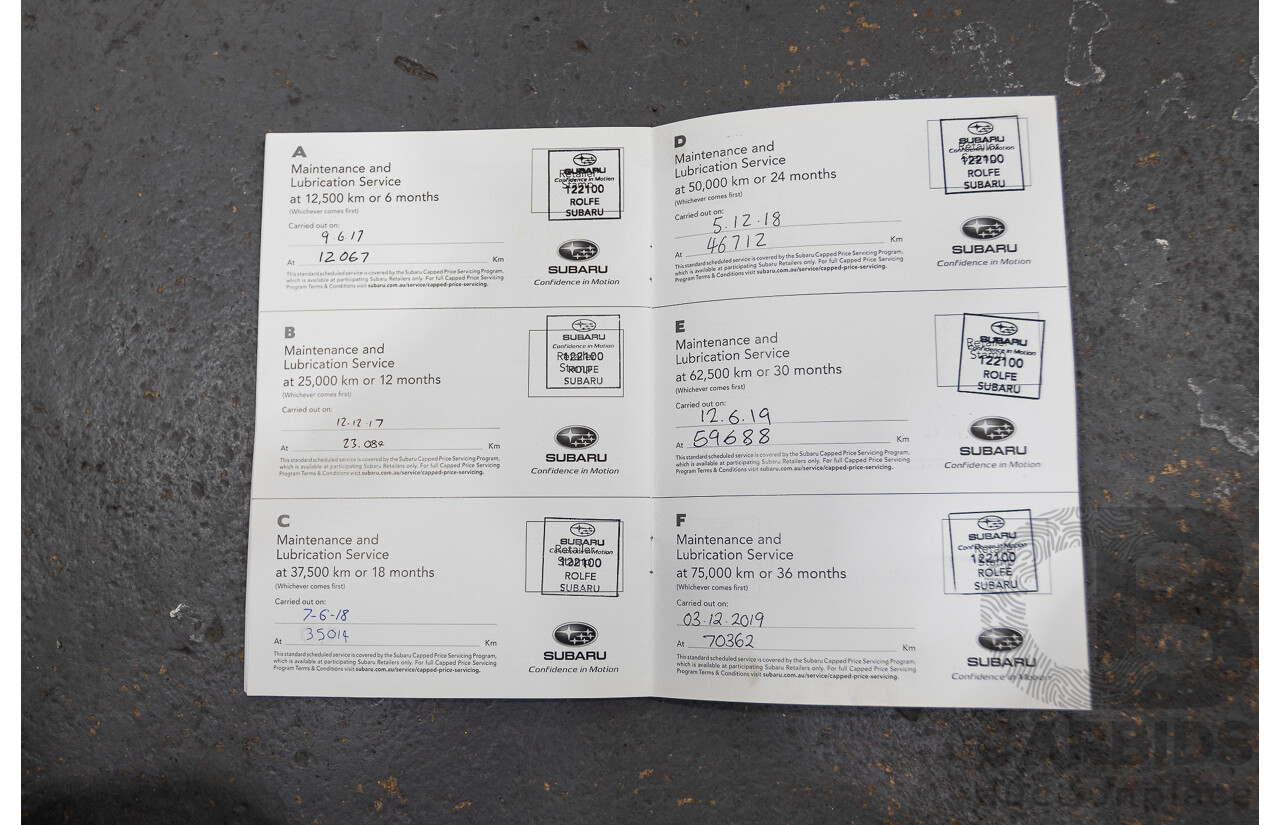 11/2016 Subaru Outback 2.0D Premium (AWD) MY16 4D Wagon Ice Silver Turbo Diesel 2.0L