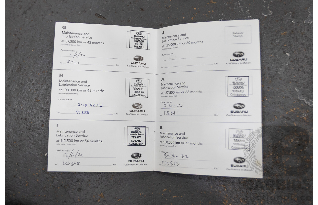 11/2016 Subaru Outback 2.0D Premium (AWD) MY16 4D Wagon Ice Silver Turbo Diesel 2.0L