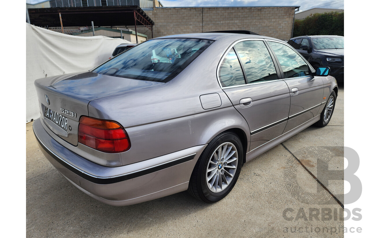 1/2000 Bmw 5 23i E39 4d Sedan Silver 2.5L