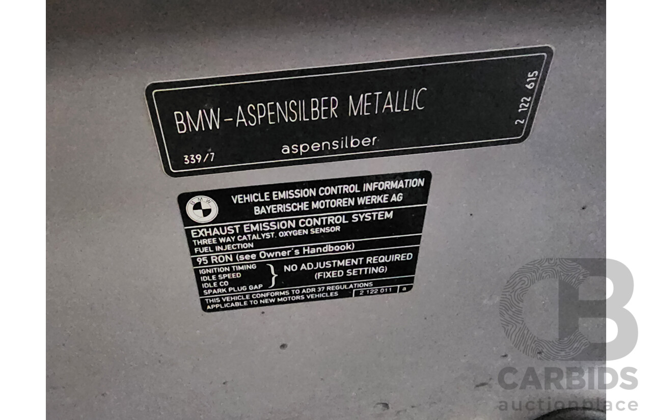 1/2000 Bmw 5 23i E39 4d Sedan Silver 2.5L