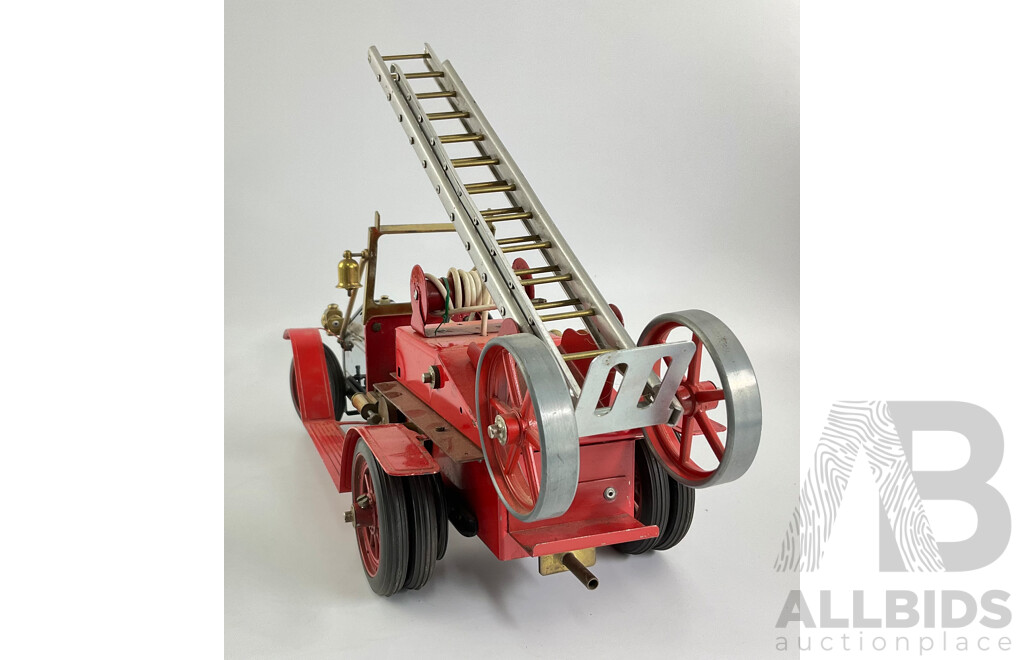 Vintage Mamod Live Steam Powered Edwardian Fire Truck, Made in England