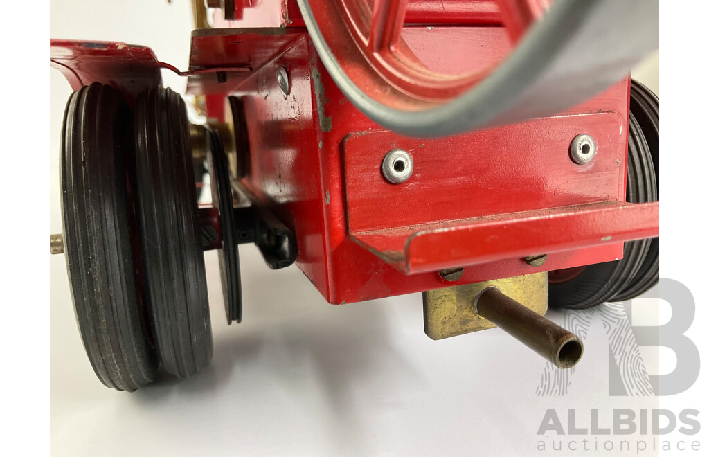 Vintage Mamod Live Steam Powered Edwardian Fire Truck, Made in England