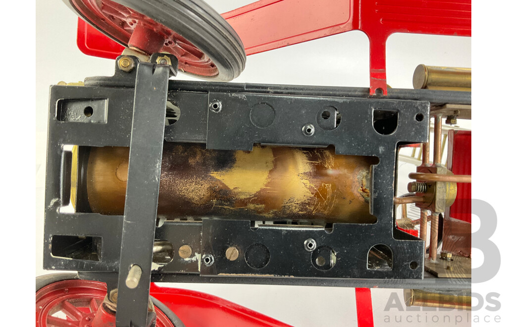 Vintage Mamod Live Steam Powered Edwardian Fire Truck, Made in England