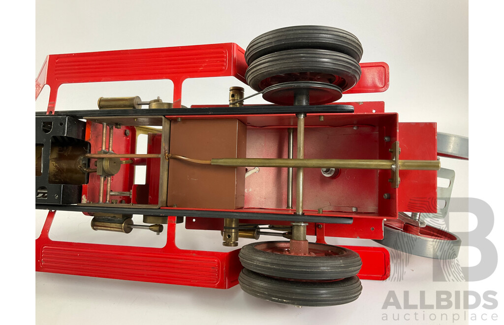 Vintage Mamod Live Steam Powered Edwardian Fire Truck, Made in England