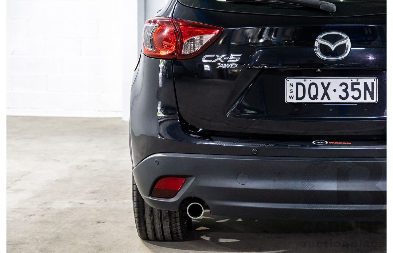 4/2012 Mazda CX-5 Grand Tourer (4x4)  4d Wagon Black Mica Turbo Diesel 2.2L