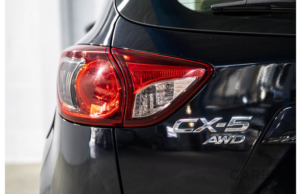4/2012 Mazda CX-5 Grand Tourer (4x4)  4d Wagon Black Mica Turbo Diesel 2.2L