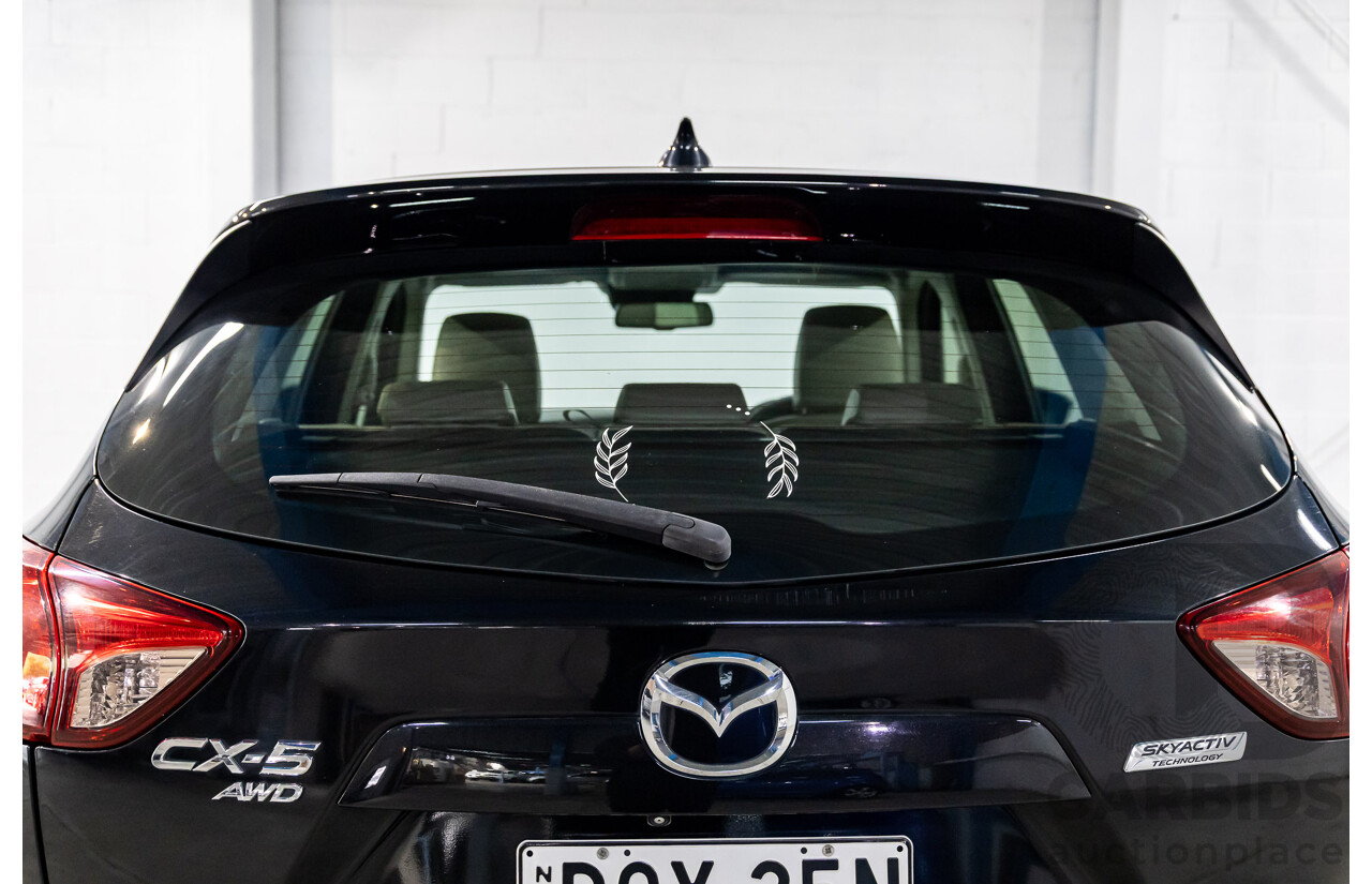 4/2012 Mazda CX-5 Grand Tourer (4x4)  4d Wagon Black Mica Turbo Diesel 2.2L