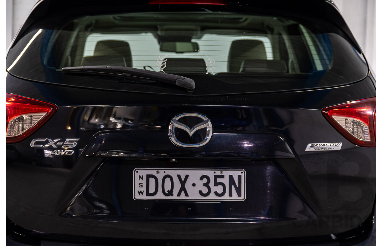 4/2012 Mazda CX-5 Grand Tourer (4x4)  4d Wagon Black Mica Turbo Diesel 2.2L