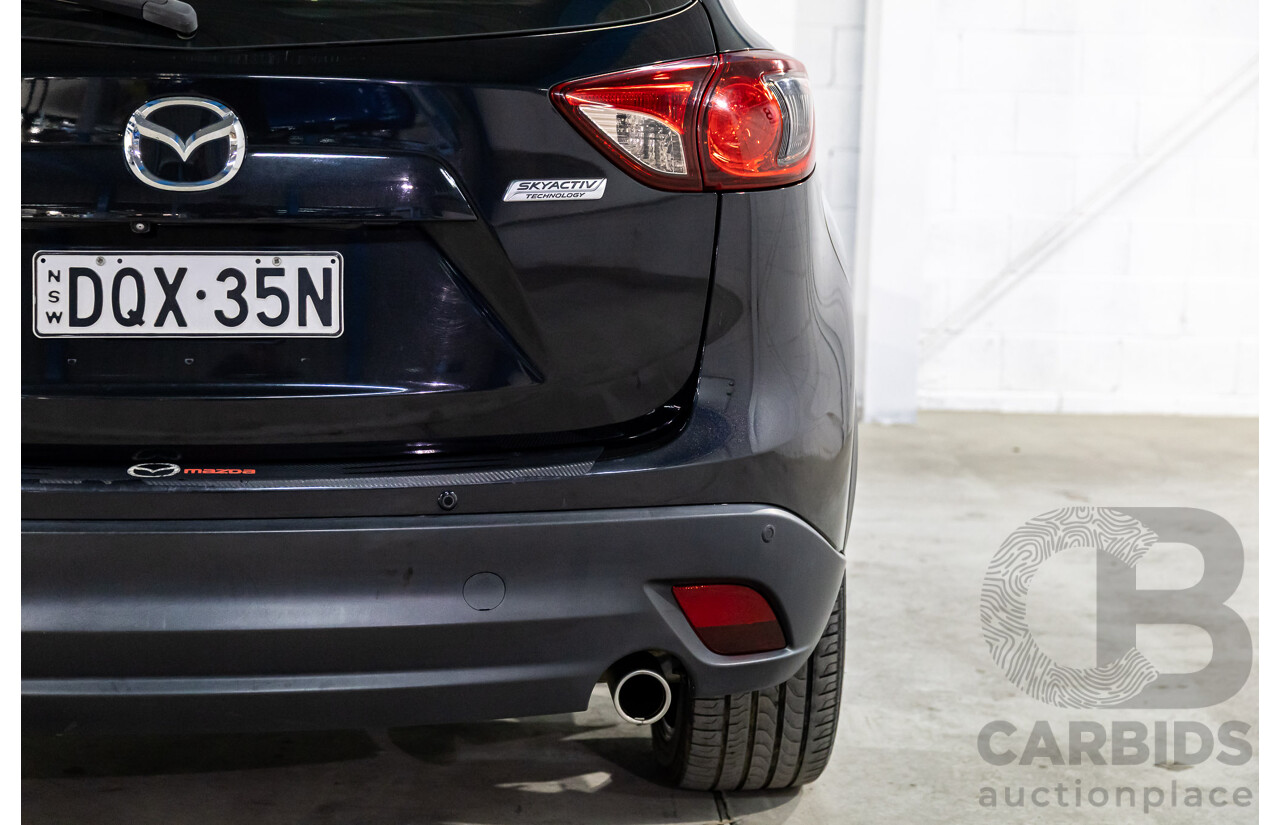 4/2012 Mazda CX-5 Grand Tourer (4x4)  4d Wagon Black Mica Turbo Diesel 2.2L
