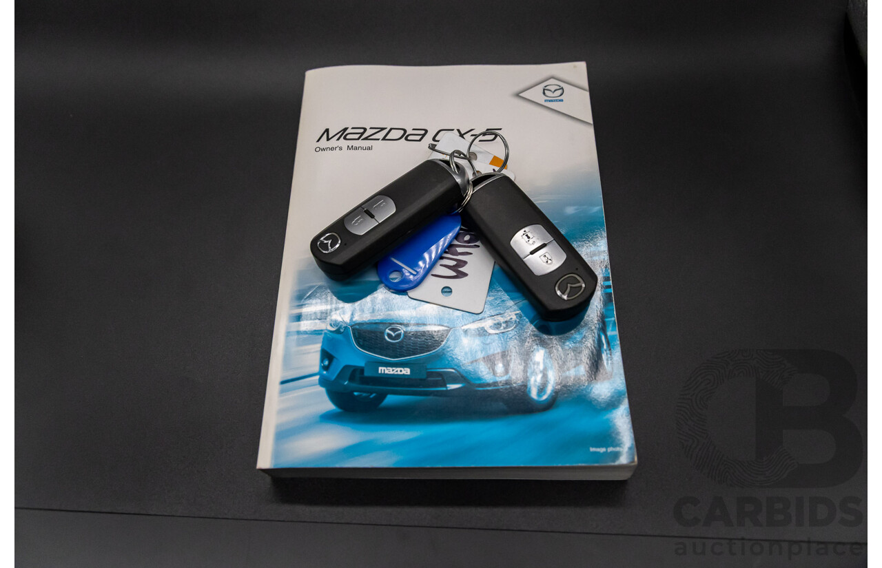 4/2012 Mazda CX-5 Grand Tourer (4x4)  4d Wagon Black Mica Turbo Diesel 2.2L