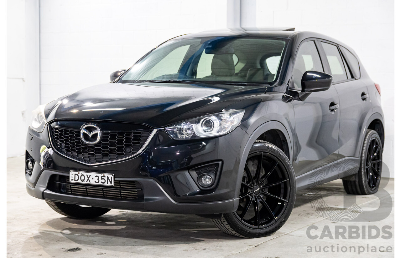 4/2012 Mazda CX-5 Grand Tourer (4x4)  4d Wagon Black Mica Turbo Diesel 2.2L