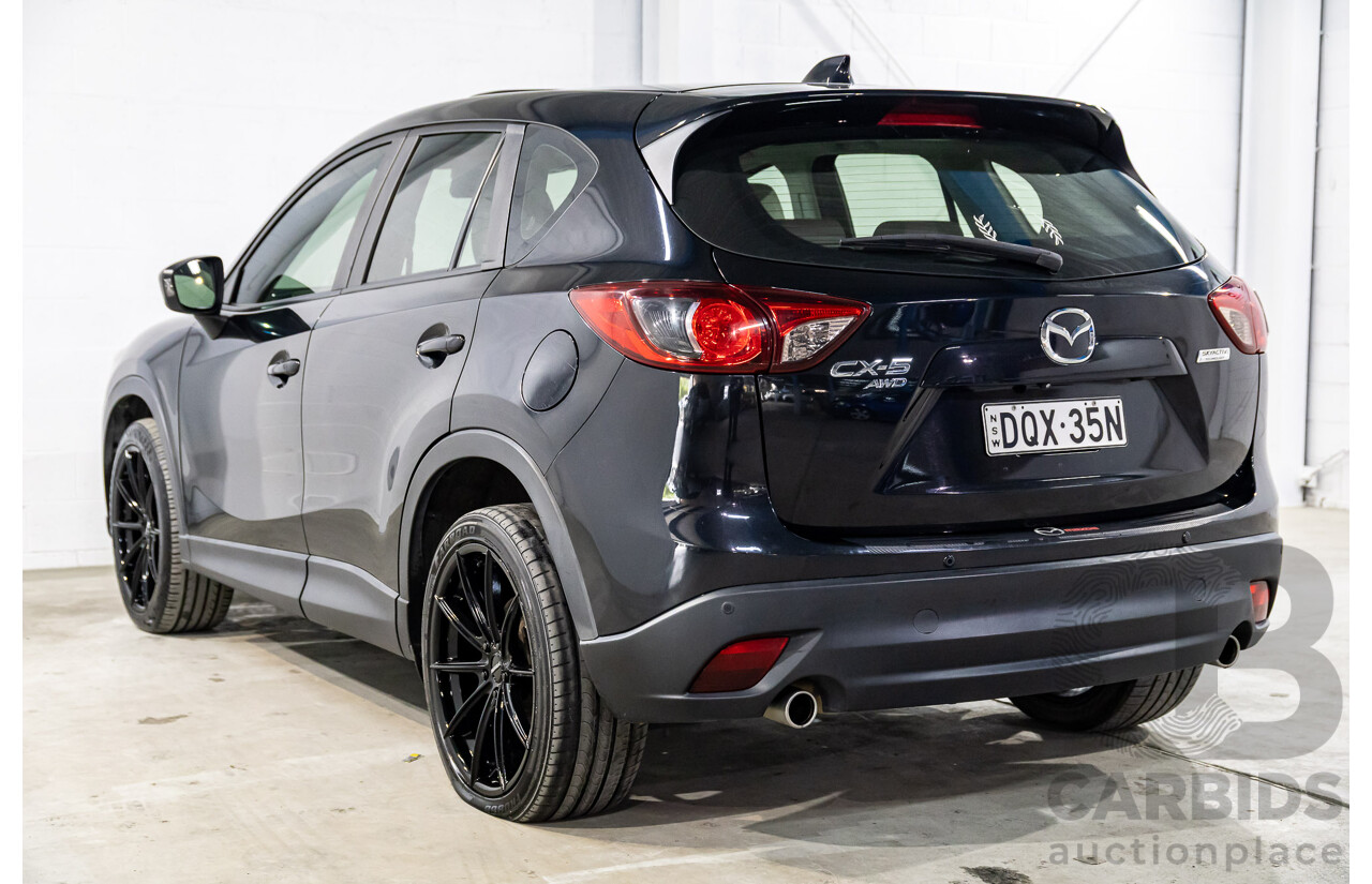 4/2012 Mazda CX-5 Grand Tourer (4x4)  4d Wagon Black Mica Turbo Diesel 2.2L