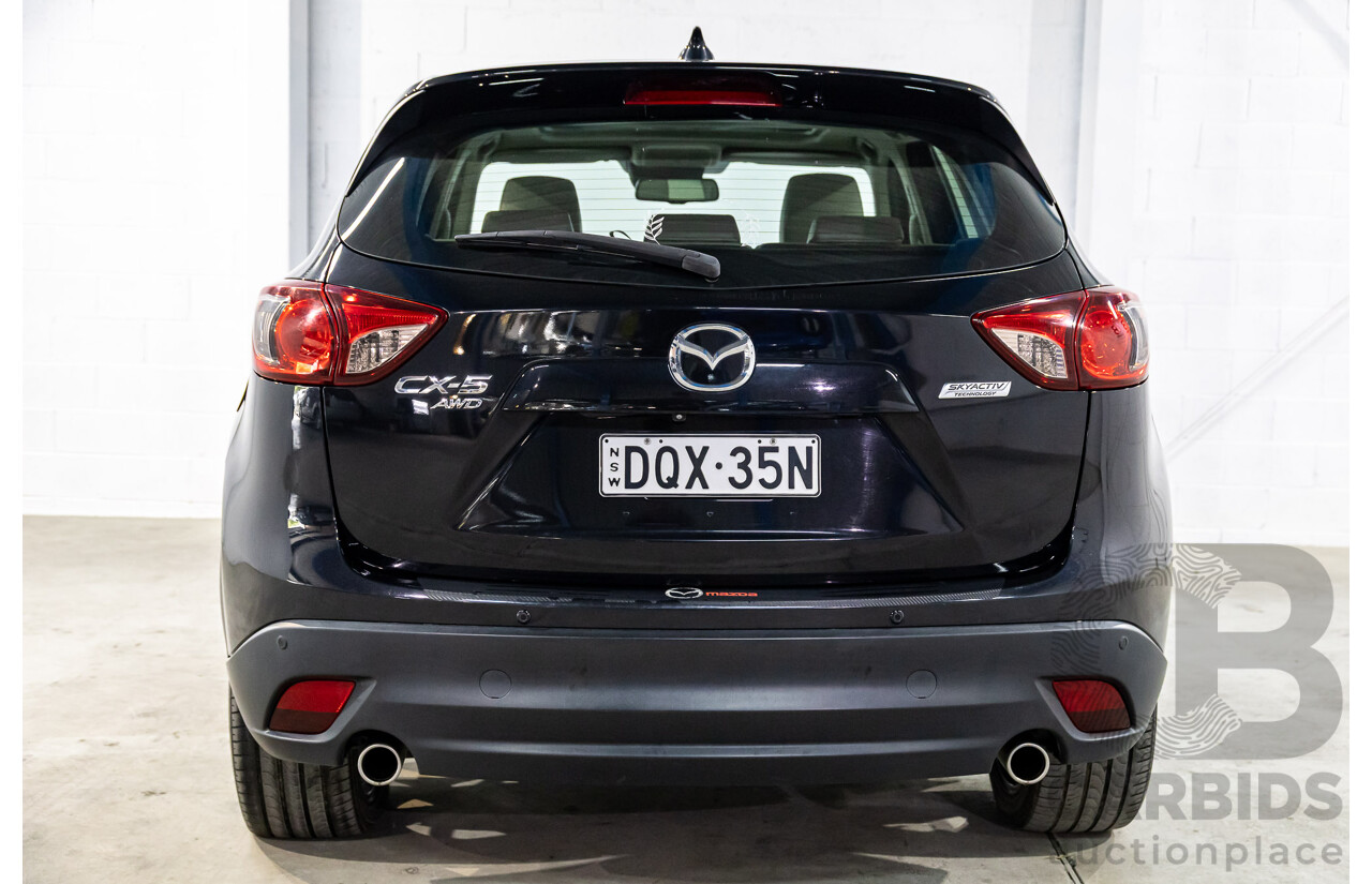 4/2012 Mazda CX-5 Grand Tourer (4x4)  4d Wagon Black Mica Turbo Diesel 2.2L
