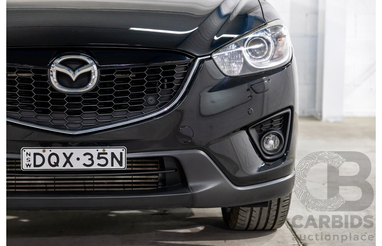 4/2012 Mazda CX-5 Grand Tourer (4x4)  4d Wagon Black Mica Turbo Diesel 2.2L