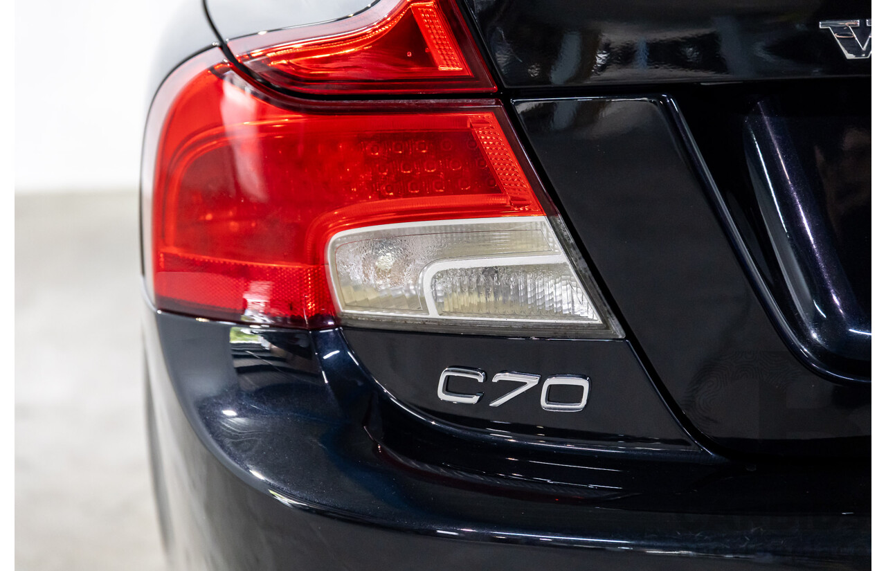 5/2014 Volvo C70 T5 MY13 2d Convertible Black Sapphire Metallic Turbo 2.5L