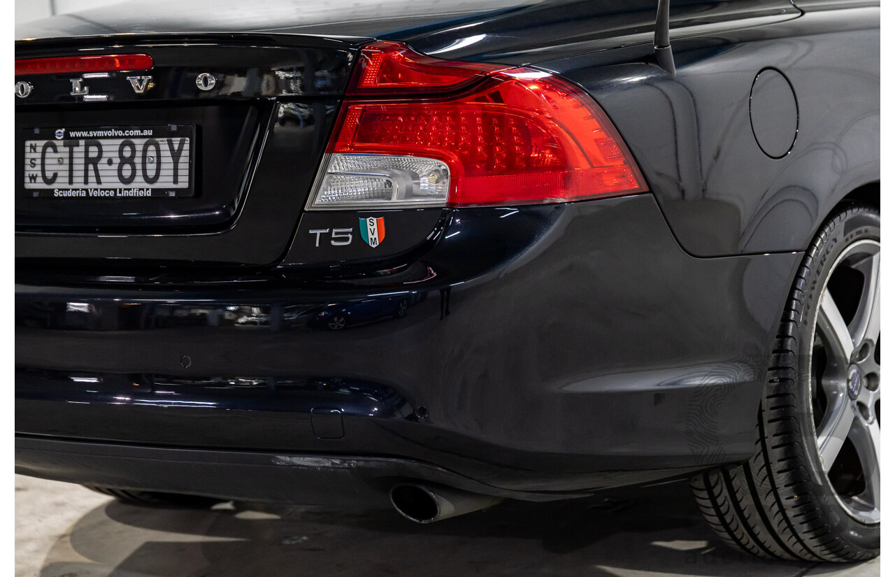 5/2014 Volvo C70 T5 MY13 2d Convertible Black Sapphire Metallic Turbo 2.5L