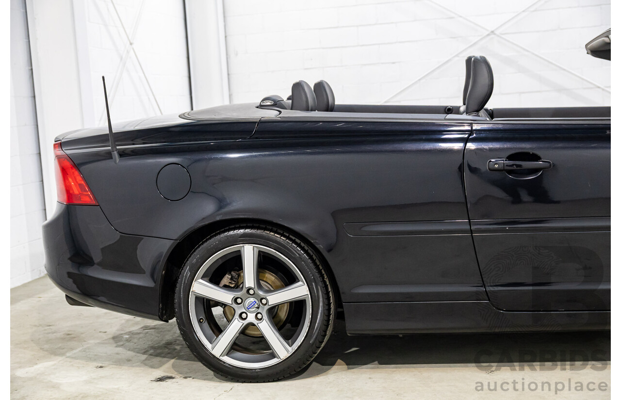 5/2014 Volvo C70 T5 MY13 2d Convertible Black Sapphire Metallic Turbo 2.5L