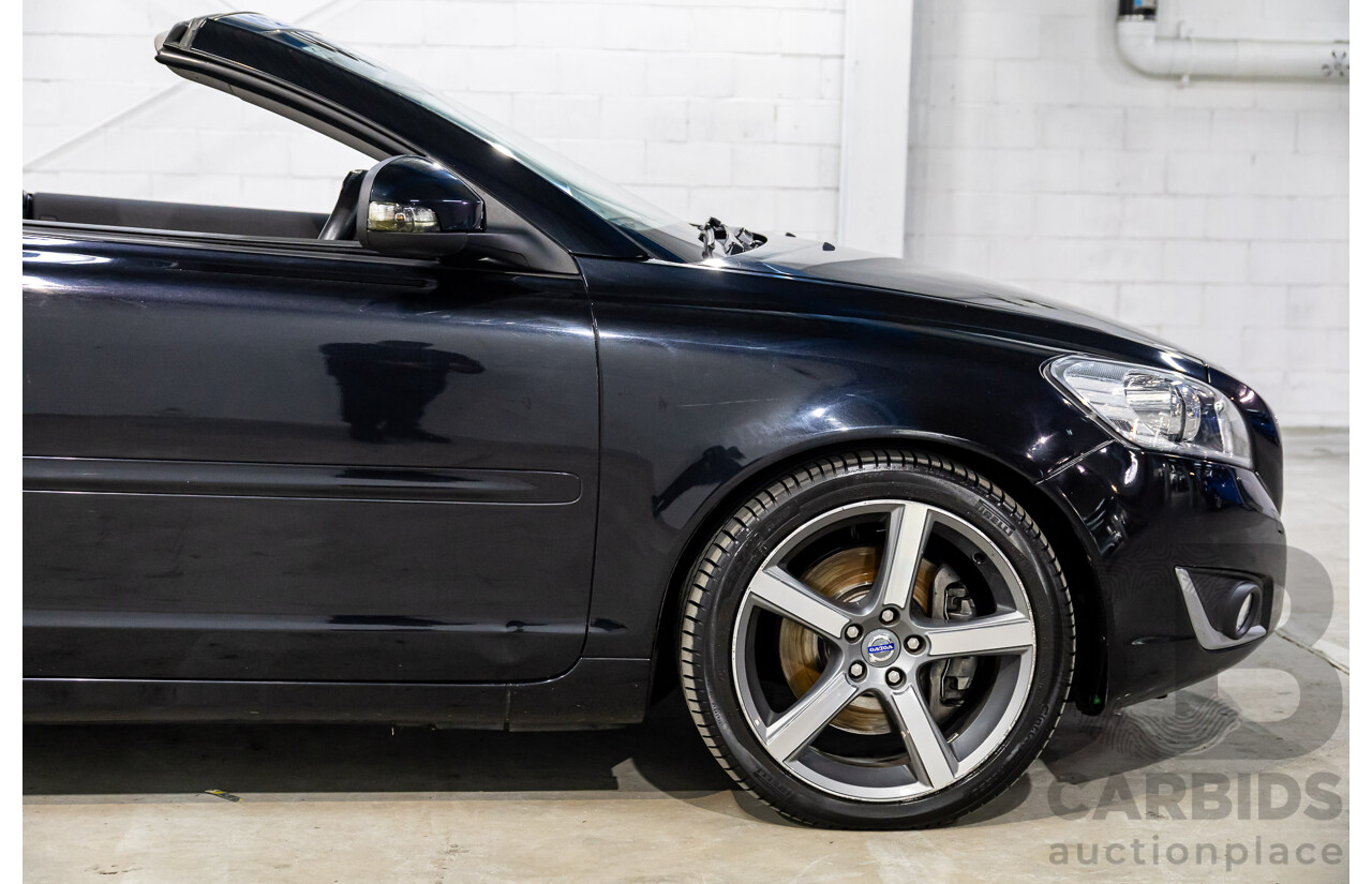 5/2014 Volvo C70 T5 MY13 2d Convertible Black Sapphire Metallic Turbo 2.5L