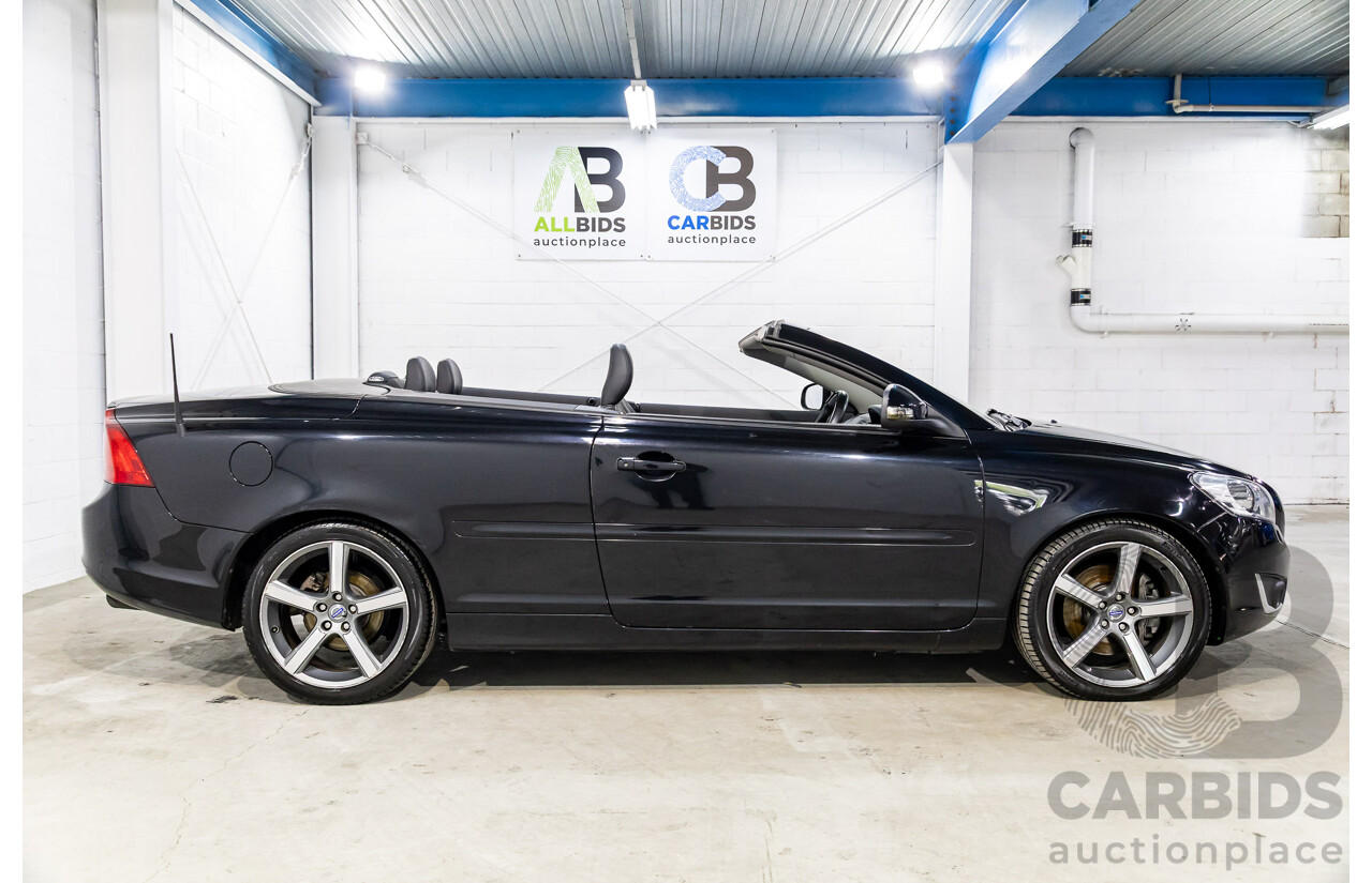 5/2014 Volvo C70 T5 MY13 2d Convertible Black Sapphire Metallic Turbo 2.5L