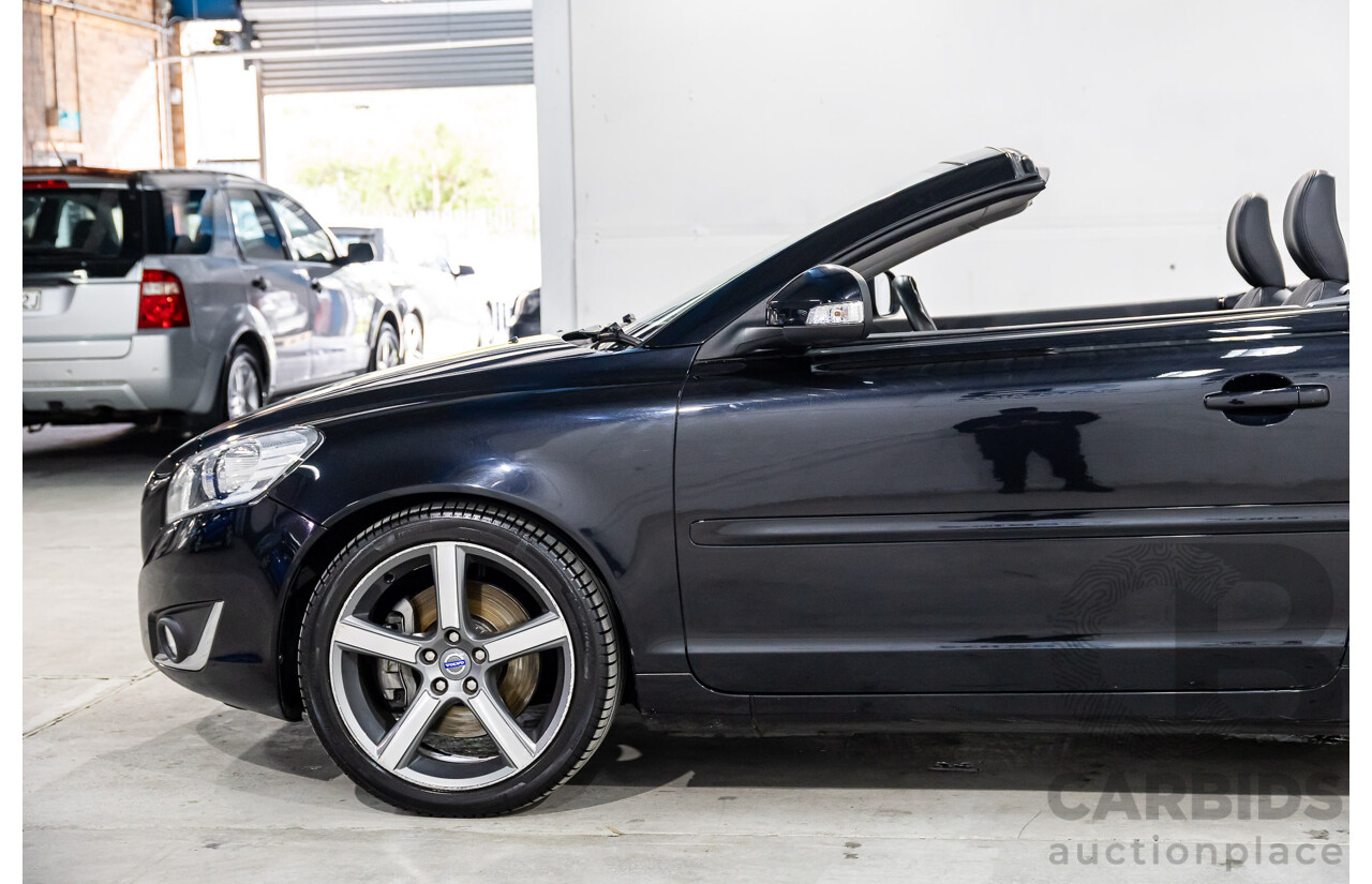 5/2014 Volvo C70 T5 MY13 2d Convertible Black Sapphire Metallic Turbo 2.5L