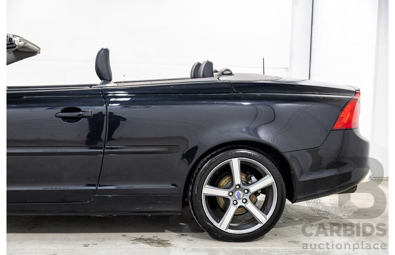 5/2014 Volvo C70 T5 MY13 2d Convertible Black Sapphire Metallic Turbo 2.5L