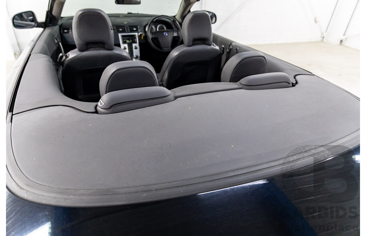 5/2014 Volvo C70 T5 MY13 2d Convertible Black Sapphire Metallic Turbo 2.5L