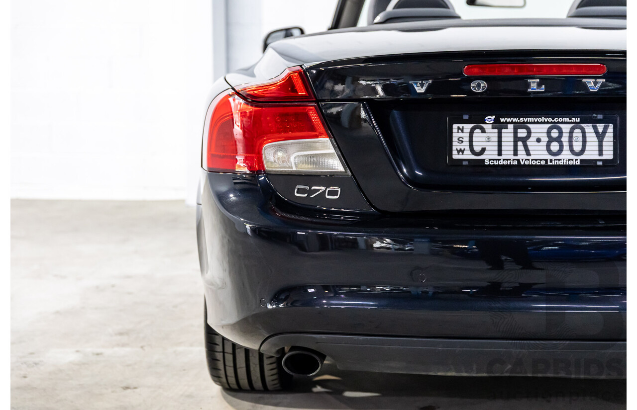 5/2014 Volvo C70 T5 MY13 2d Convertible Black Sapphire Metallic Turbo 2.5L