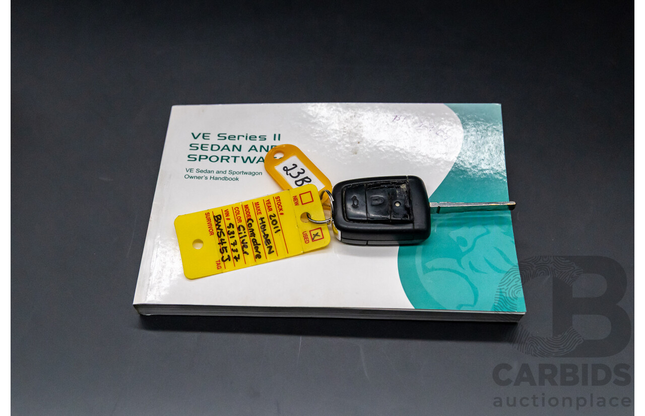 3/2011 Holden Commodore SV6 VE II 4d Sedan Alto Grey Metallic V6 3.6L