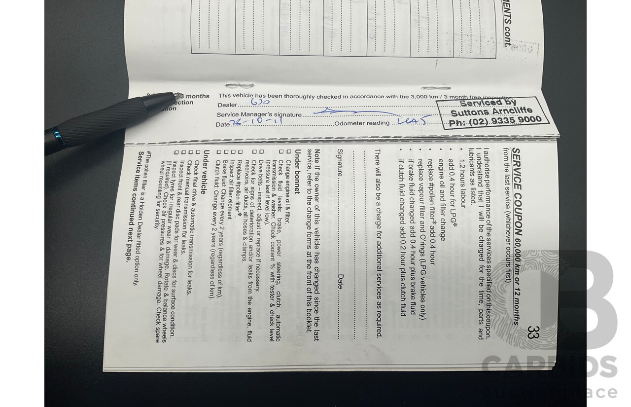 3/2011 Holden Commodore SV6 VE II 4d Sedan Alto Grey Metallic V6 3.6L