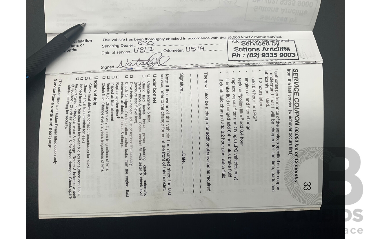 3/2011 Holden Commodore SV6 VE II 4d Sedan Alto Grey Metallic V6 3.6L