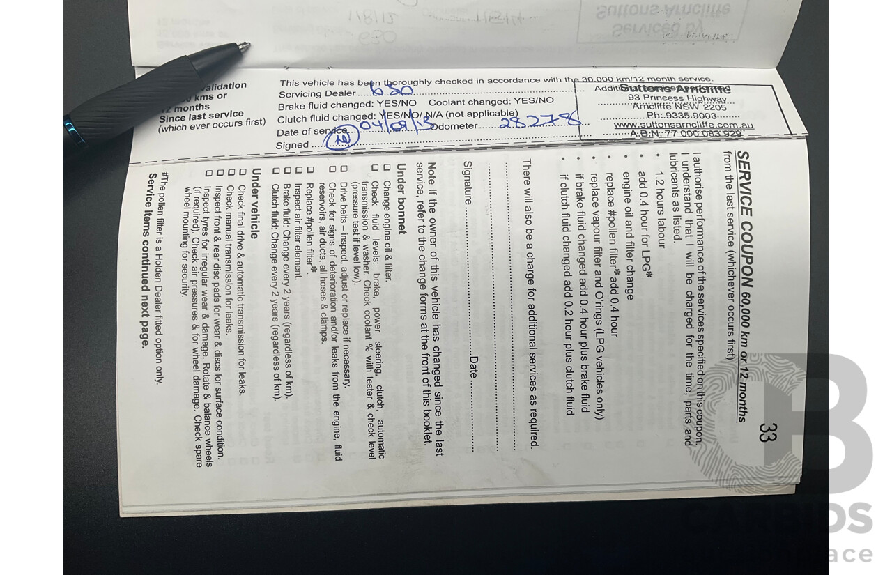 3/2011 Holden Commodore SV6 VE II 4d Sedan Alto Grey Metallic V6 3.6L