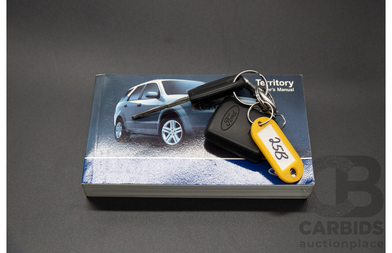 1/2006 Ford Territory Ghia (4x4) SY 4d Wagon Lightning Strike Metallic 4.0L
