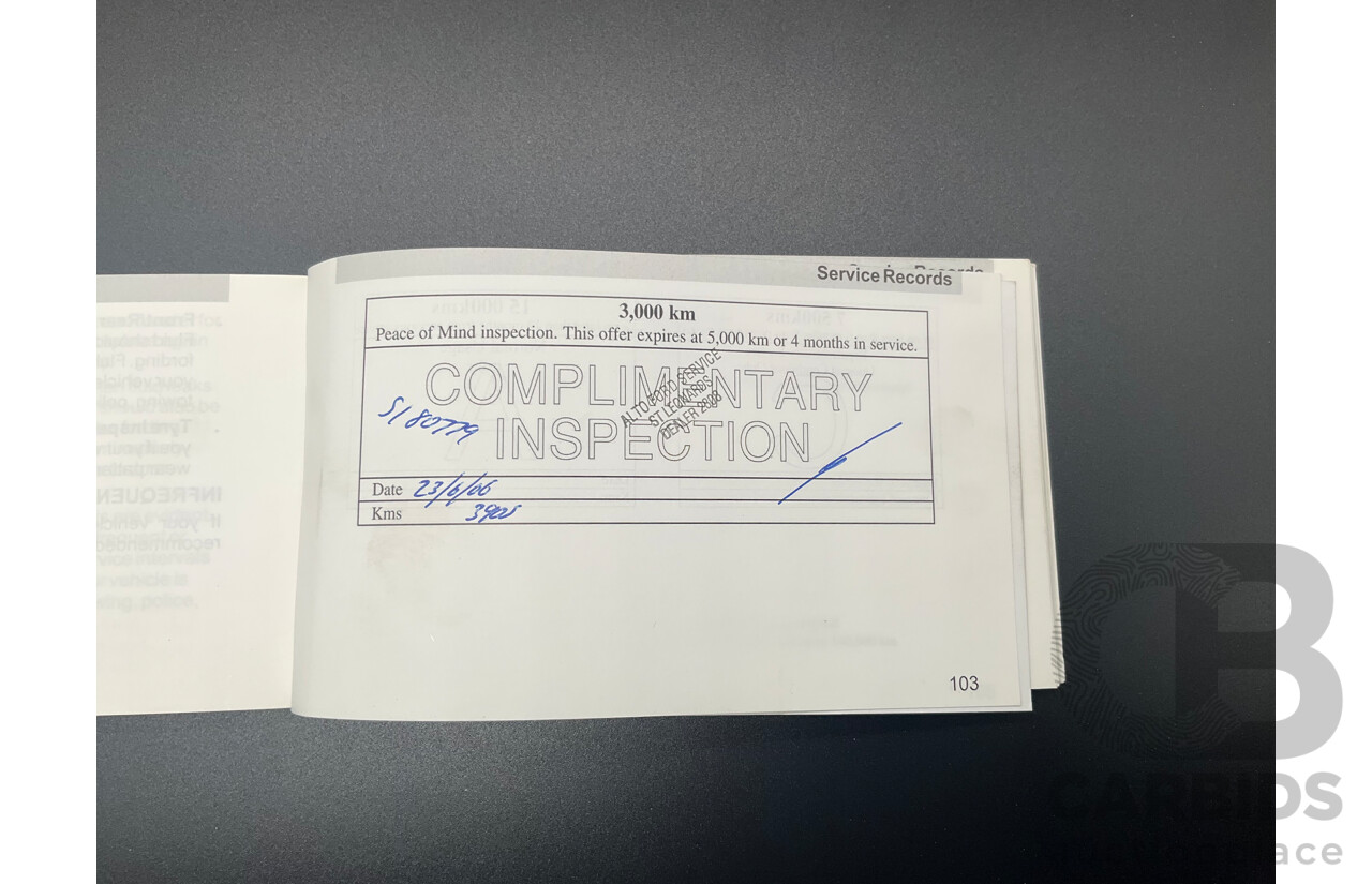 1/2006 Ford Territory Ghia (4x4) SY 4d Wagon Lightning Strike Metallic 4.0L