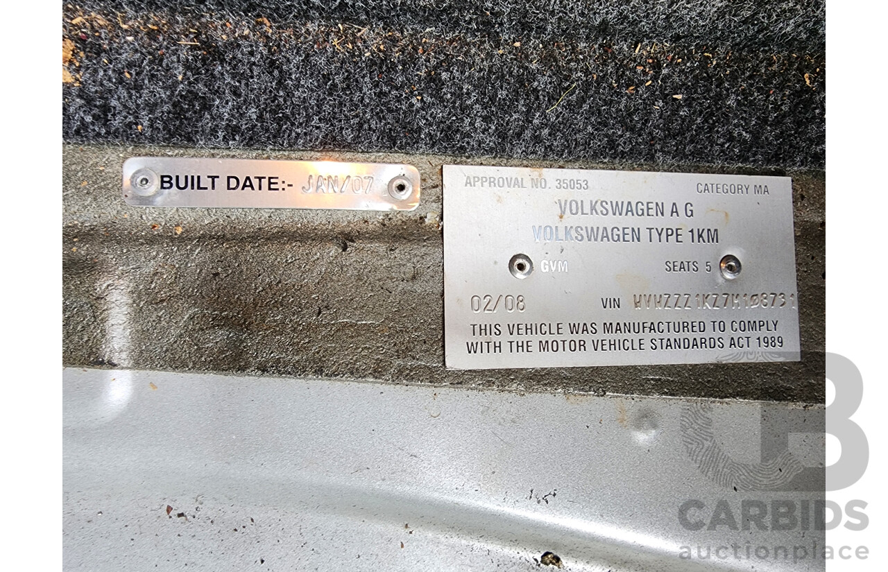 2/2008 Volkswagen Jetta 2.0 TDI 1KM MY08 UPGRADE 4d Sedan Silver 2.0L