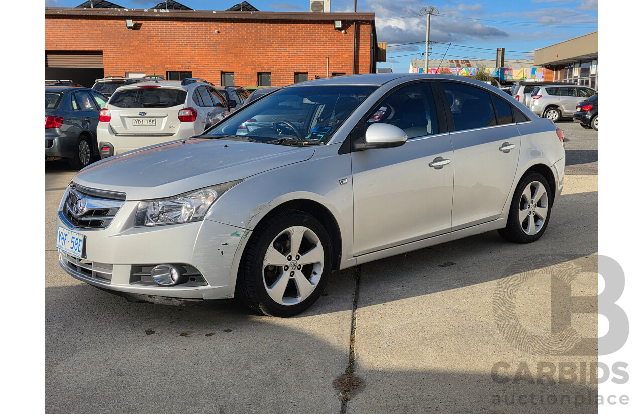 10/2010 Holden Cruze CDX JG 4d Sedan Silver 1.8L