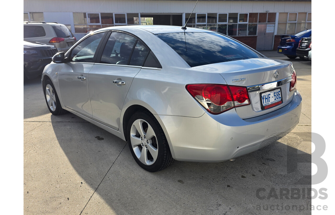 10/2010 Holden Cruze CDX JG 4d Sedan Silver 1.8L