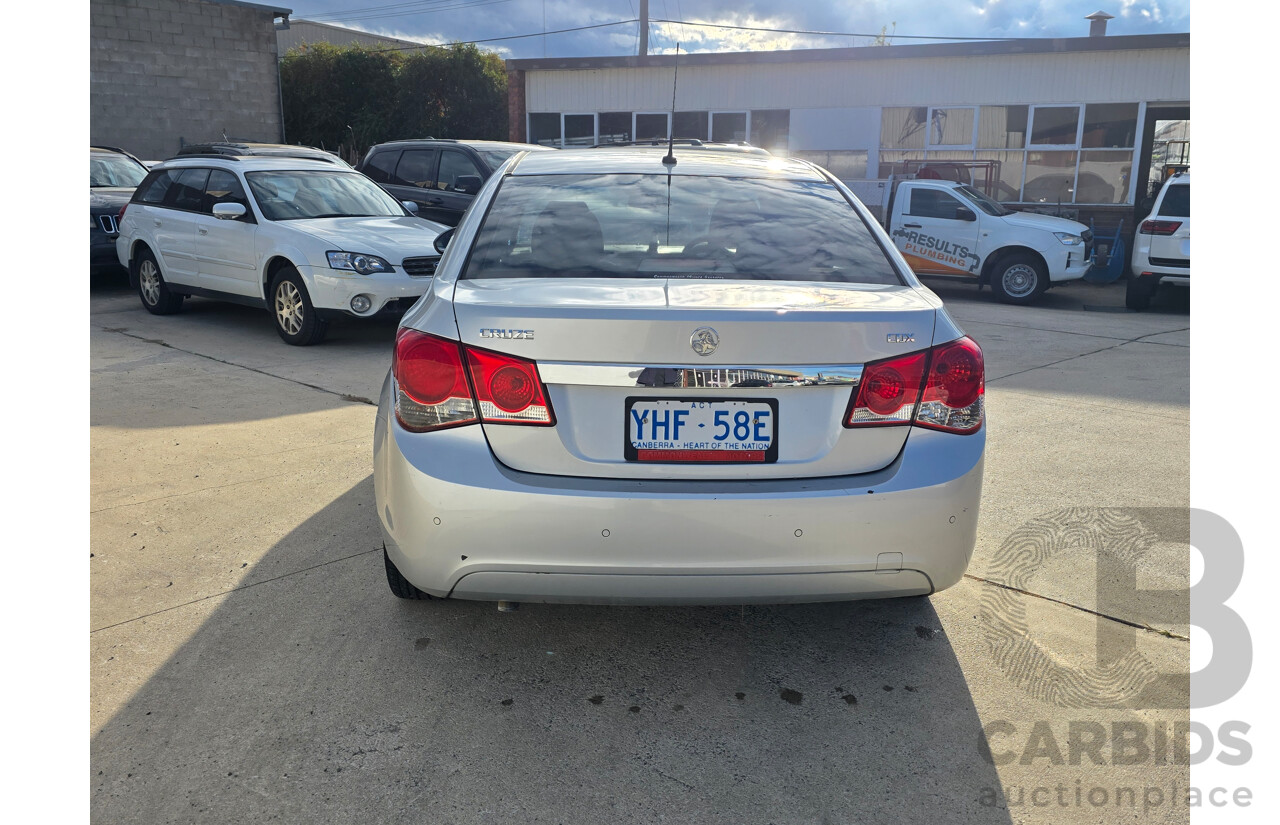 10/2010 Holden Cruze CDX JG 4d Sedan Silver 1.8L
