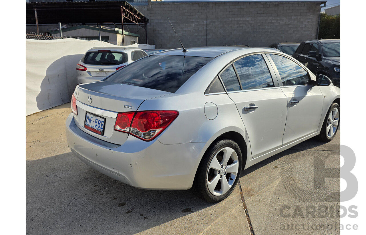 10/2010 Holden Cruze CDX JG 4d Sedan Silver 1.8L