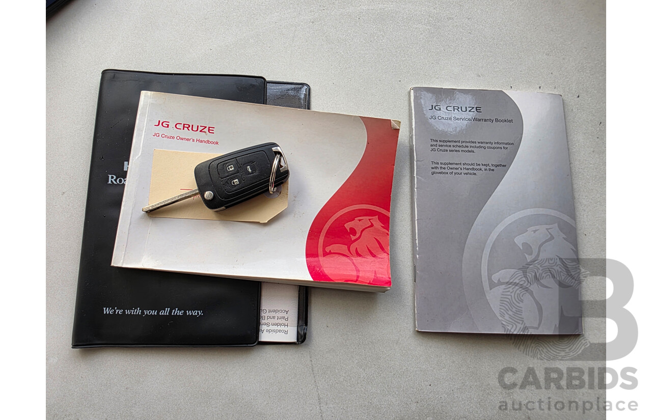 10/2010 Holden Cruze CDX JG 4d Sedan Silver 1.8L