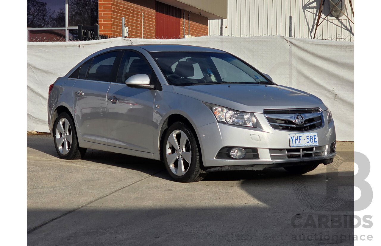 10/2010 Holden Cruze CDX JG 4d Sedan Silver 1.8L